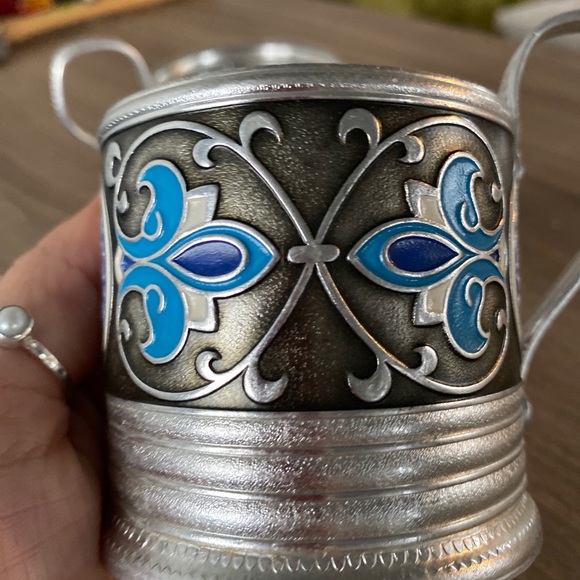 Authentic Soviet Russia Vintage Podstakannik - Picture 6 of 6